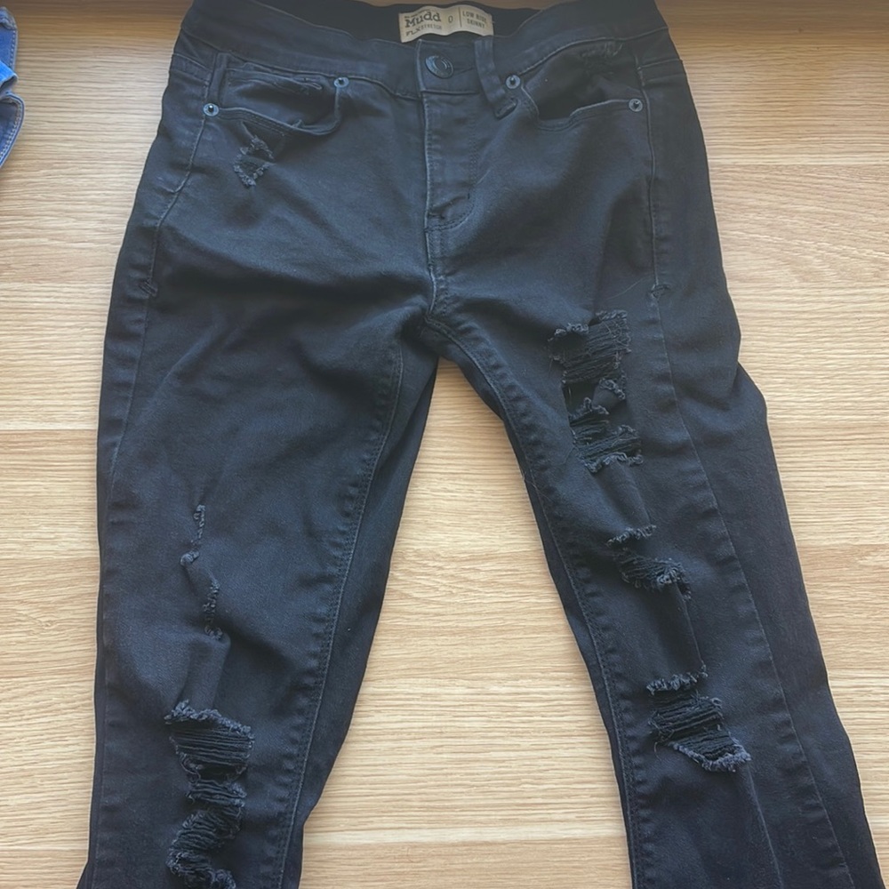 Mudd Black Ripped Jeans.
